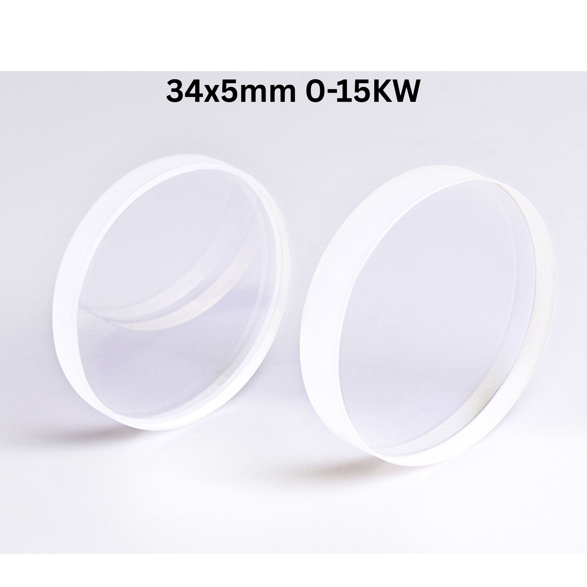 Protective Lens 34x5mm 0-10kW / 0-15kW with Fused Silica Coating for Trumpf Fiber Laser Cutting Machines