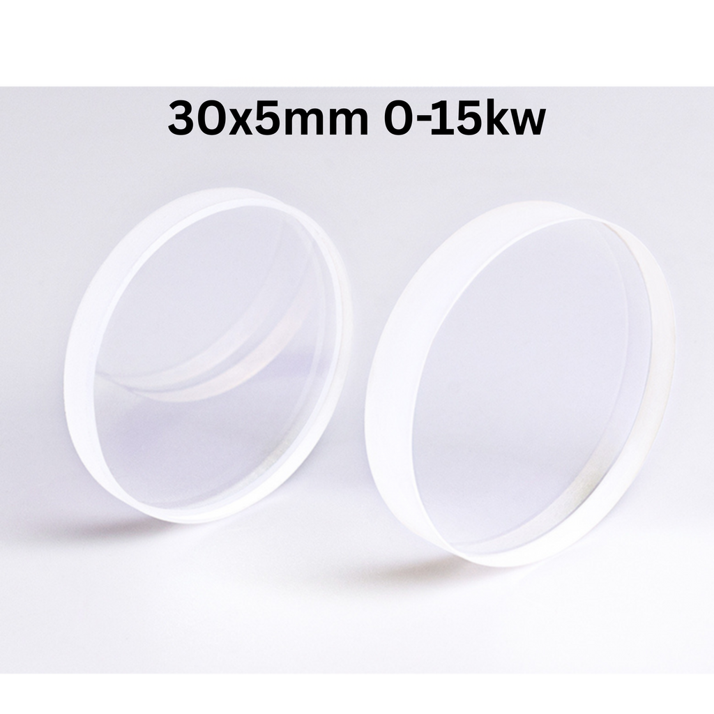 Lentille de protection 34 x 5 mm 0-10 kW / 0-15 kW avec revêtement en silice fondue pour machines de découpe laser à fibre Trumpf