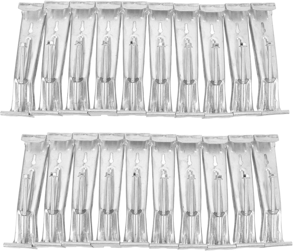 5" Gutter Hangers - Made in Canada - Heavy Duty Aluminum Hidden Gutter Brackets with Pre-Assembled Screws – Rain Gutter Parts & Accessories to Fix or Repair Sagging Gutters (Set of 10 Pcs, 5")