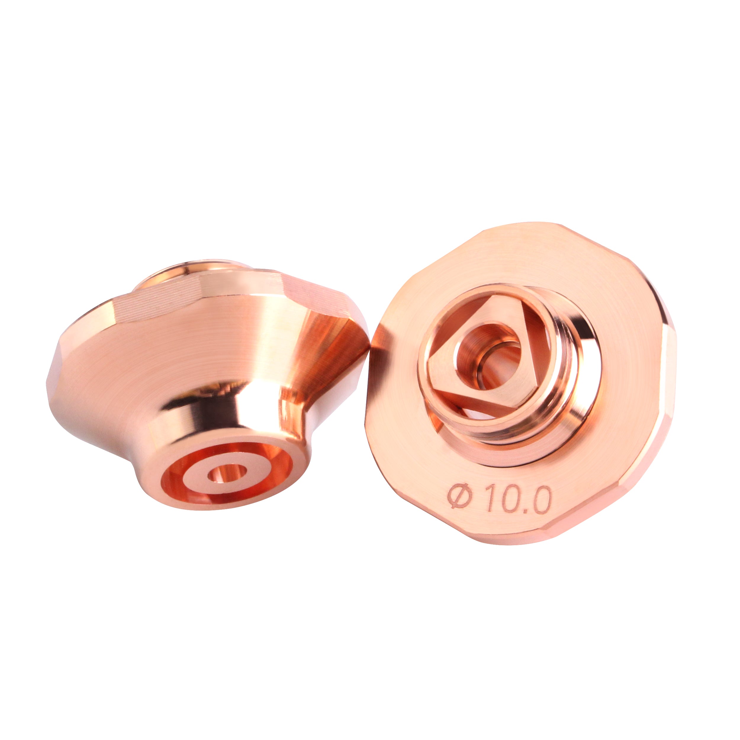 EAU Air Nozzles 3–10mm, Double Layer, Compatible with Trumpf Fiber Laser Cutting Machines 1-Pack