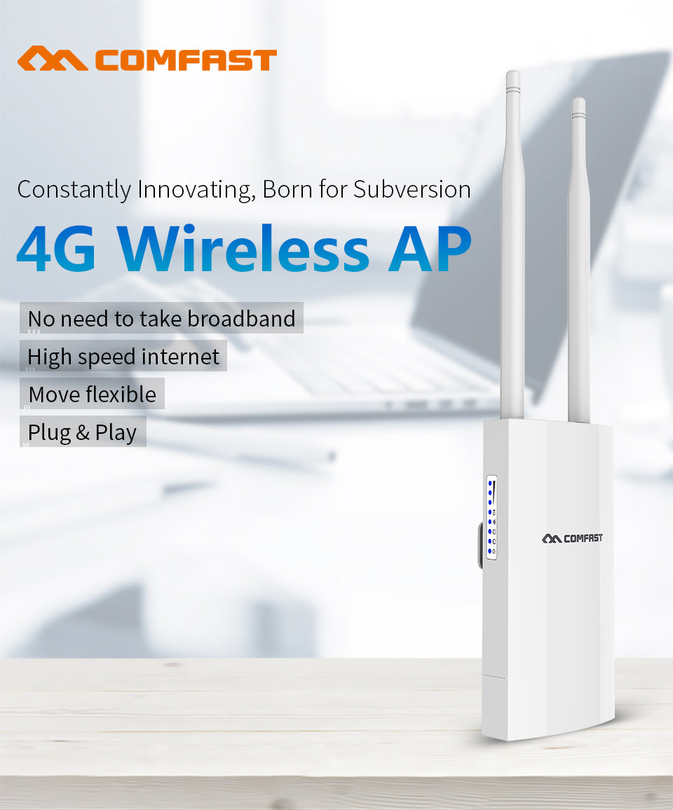 Comfast CF-E5 4G Outdoor Wireless Access Point | 300Mbps | 5dBi Antenna