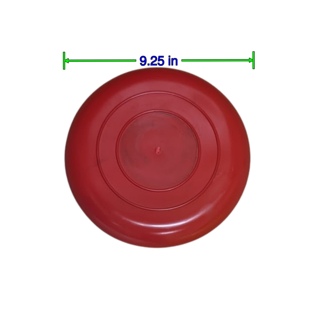 3-Pack Flying Discs – Red, White & Yellow – Durable 9-Inch Plastic Frisbees for Outdoor Play – Made in Canada