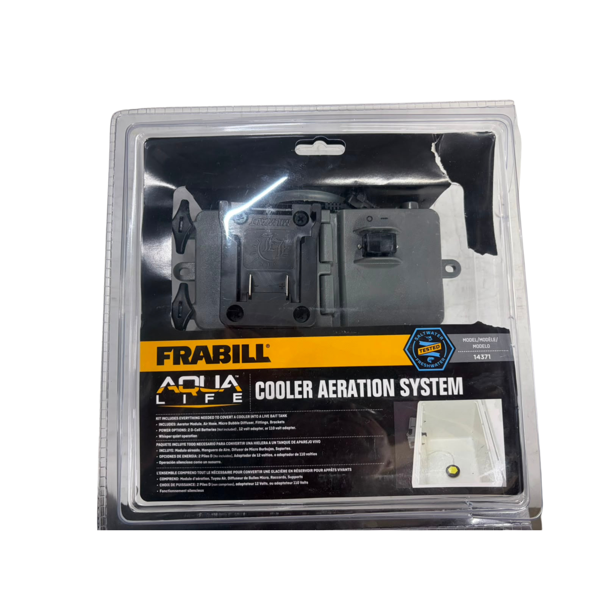 Replacement aerator for frabill Bucket