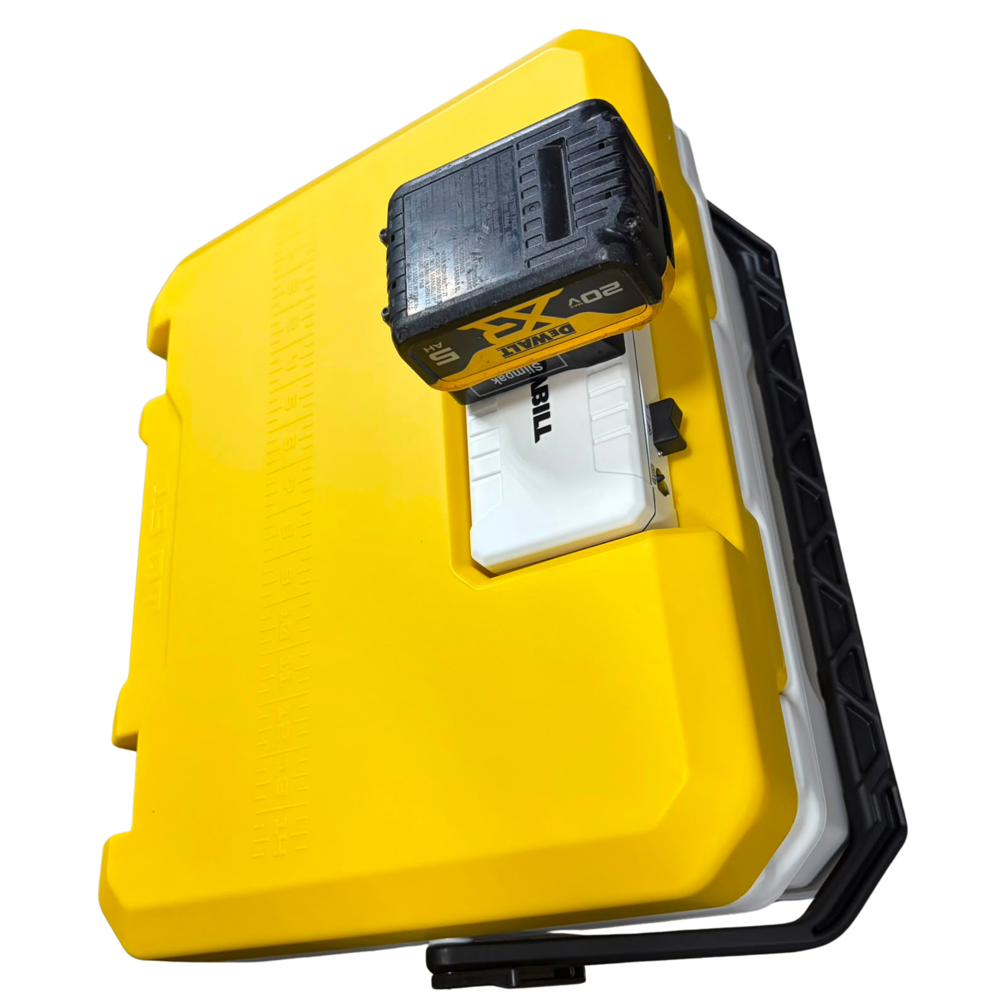 Universal Cordless Magnum Bait Station Kit - Frabill Adapter for DeWalt 20V MAX & Milwaukee M18 Batteries