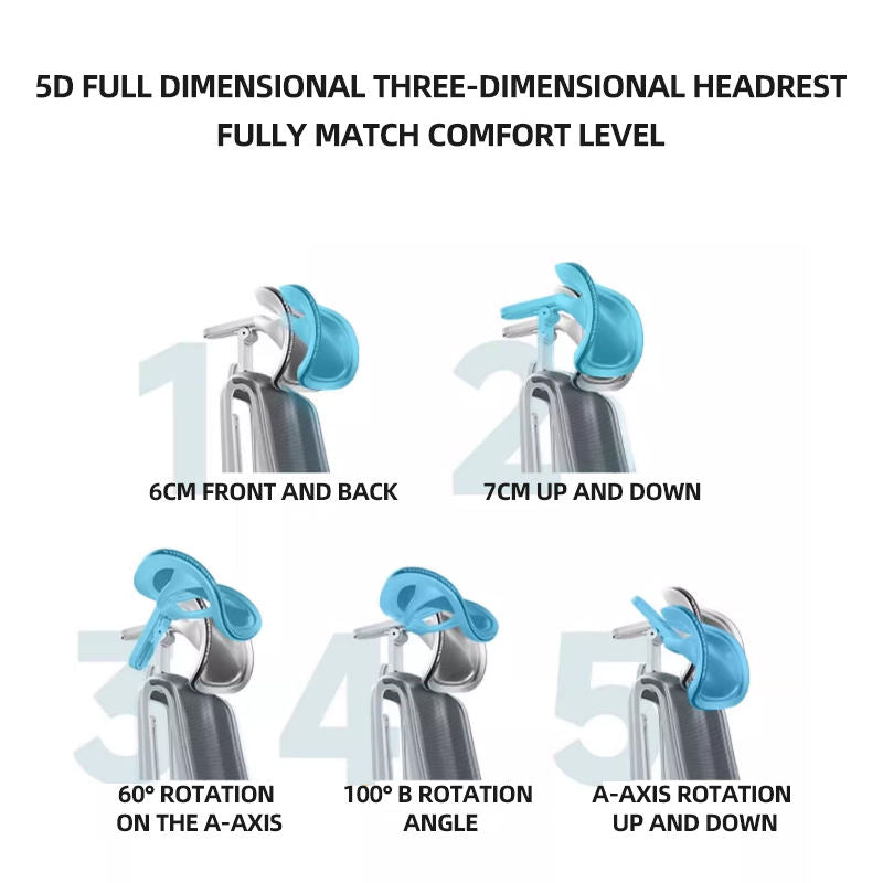 Zero-Gravity 165° Ergonomic Office Chair | Lie-Flat Recliner with 5D Headrest, Lumbar Massage & Footrest