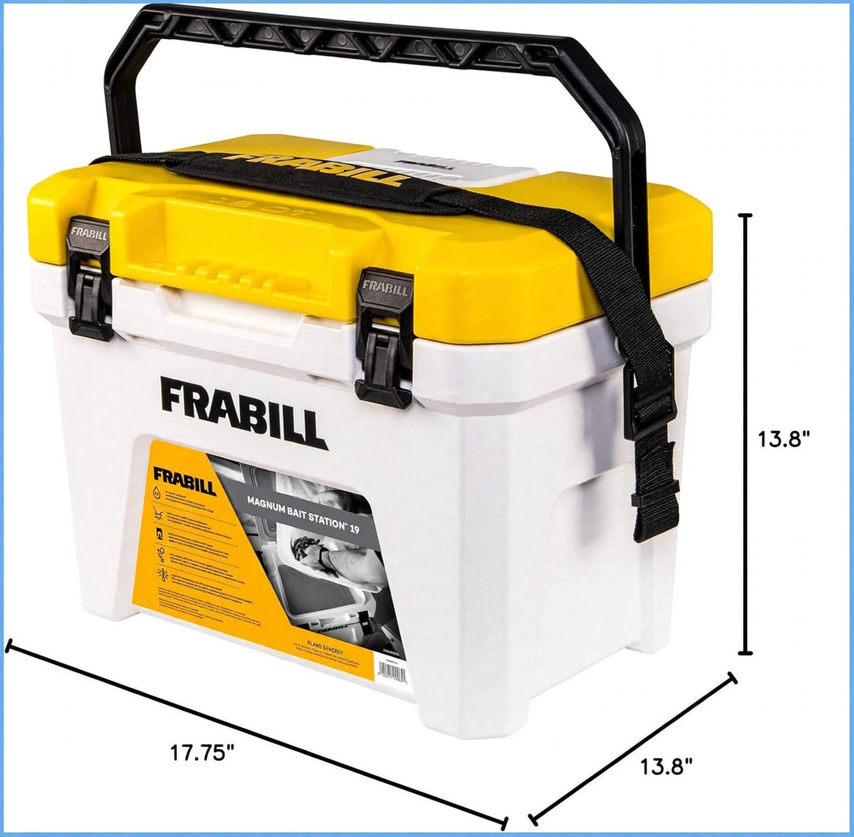 Universal Cordless Magnum Bait Station Kit - Frabill Adapter for DeWalt 20V MAX & Milwaukee M18 Batteries